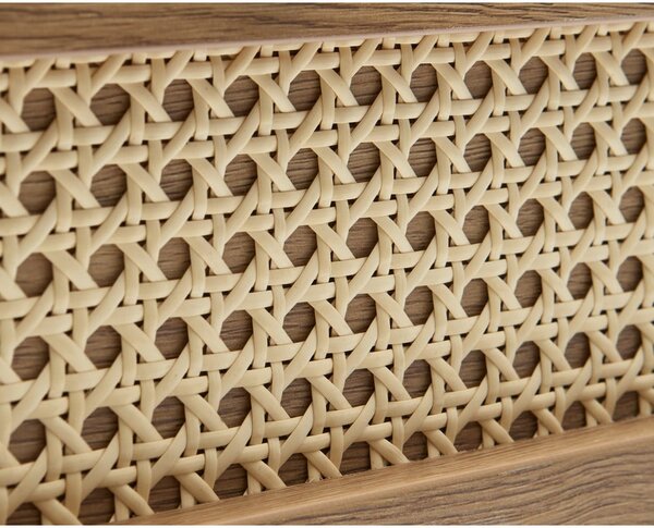 Nízká komoda v dekoru dubu v přírodní barvě 80x75 cm Pensacola – Unique Furniture