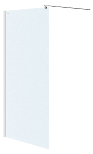 CERSANIT - Sprchová zástěna WALK-IN MILLE CHROM 120x200, čiré sklo S161-002