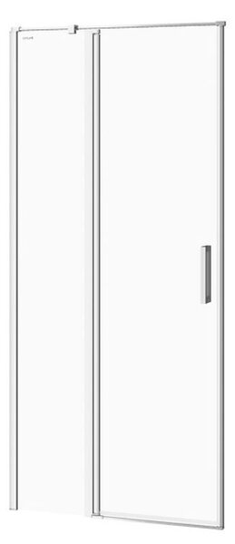 CERSANIT - Kyvné dveře s pevným polem MODUO 90x195, levé, čiré sklo S162-005