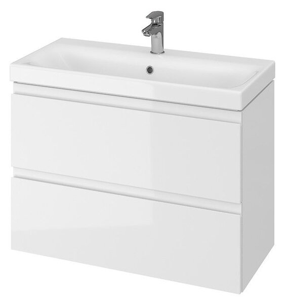 Cersanit Moduo Slim BOX skříňkové umyvadlo 80x38cm, bílá, K116-012