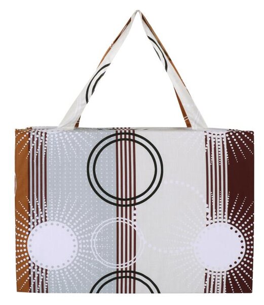 BELLATEX Polstr na plážové lehátko - potah na zip Hnědá 55x195 cm
