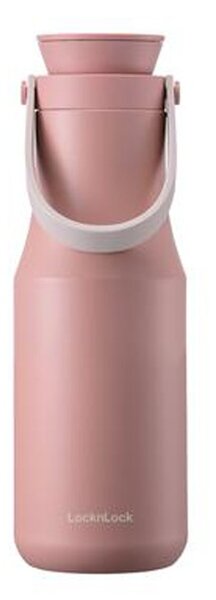 Lock&Lock Nerezová termoska s uchem Metro 470ml růžová