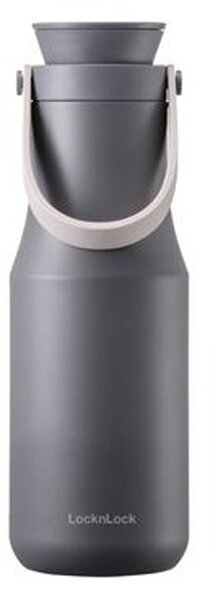 Lock&Lock Nerezová termoska s uchem Metro 470ml šedá