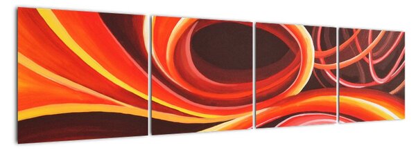 Abstraktní umění - obraz (160x40cm)