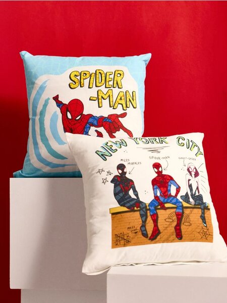 Sinsay - Bavlněné povlaky na polštáře Spider-Man 2 pack - vícebarevná