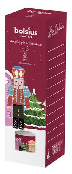 Bolsius Vonný difuzér 30ml pečené jablko a skořice