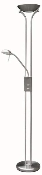 Rabalux 4075 Beta - Stmívatelná stojací lampa + zdroje zdarma (Klasická chromová halogenová stmívatelná lampa )