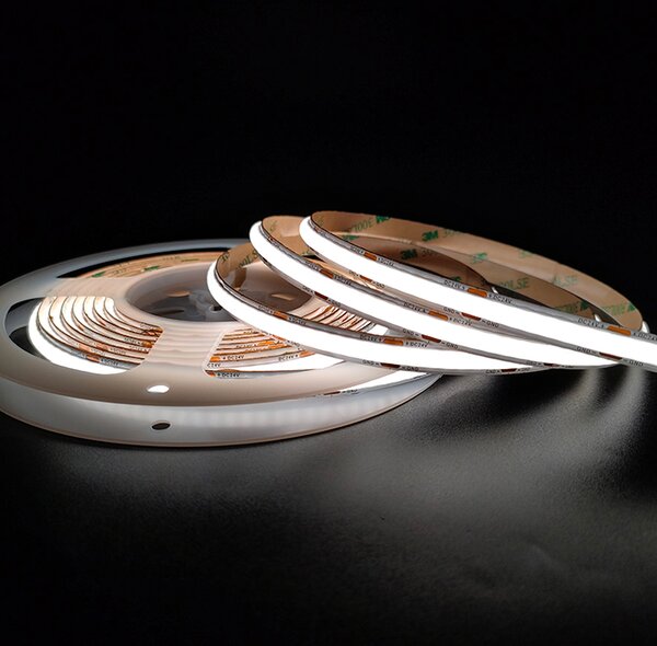 LED-lumin COB LED pásek 12W/m, 12V, 1150lm - 1400lm, IP20, Ra>90 Barevná teplota: Denní bílá