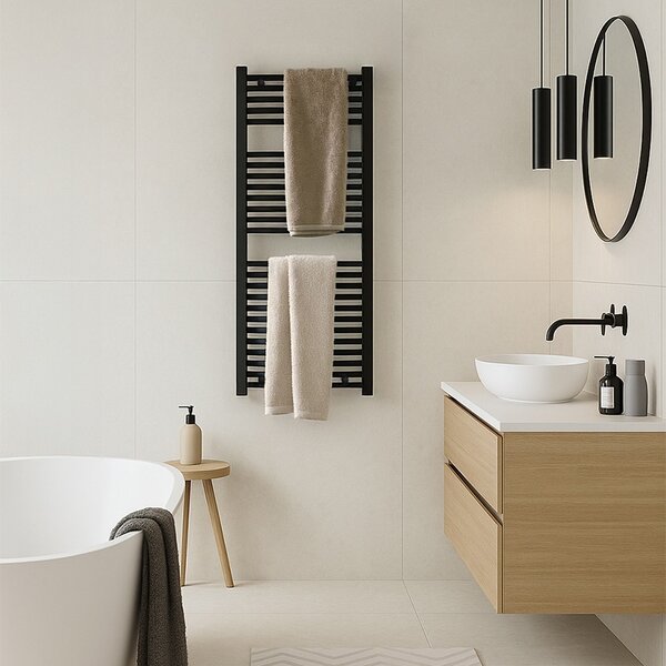 BPS-koupelny Koupelnový radiátor CORSO BL 4 50x120 cm, černý