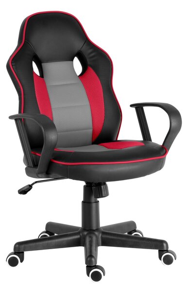 Dětská herní židle RACING PRO FROG Barva: černo-červená