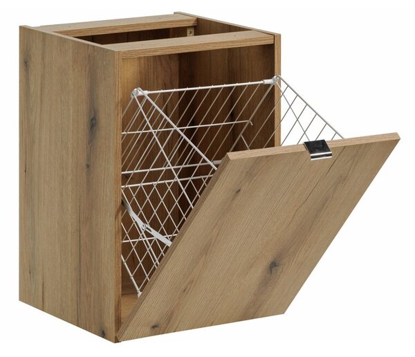 Comad Závěsná umyvadlová skříňka Nova Oak s deskou 140 cm dub evoke