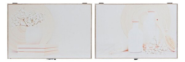 Skříň na klíče DKD Home Decor, Béžová, 2 kusů 46 x 6 x 32 cm