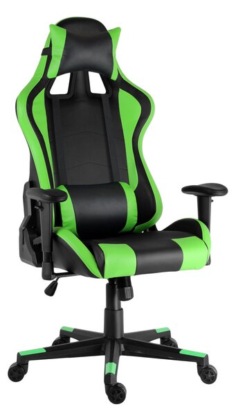 Herní židle RACING PRO RIVERO Barva: černo-zelená