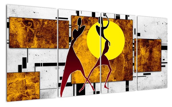 Moderní abstraktní obrazy (160x80cm)