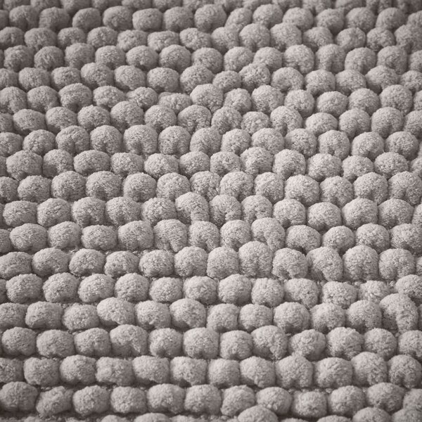 Šedá koupelnová předložka 50x80 cm Aspen Bobble – Bianca