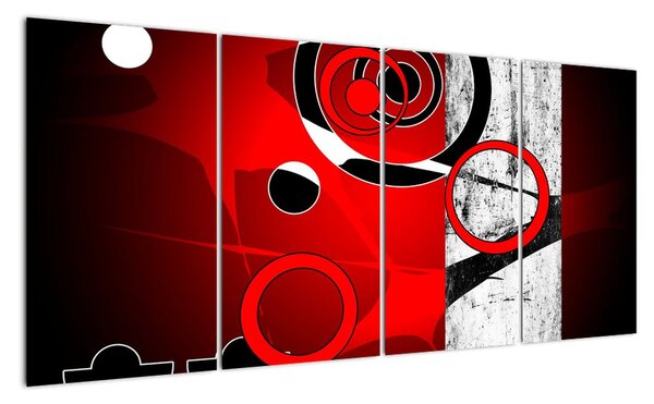 Moderní abstraktní obraz (160x80cm)
