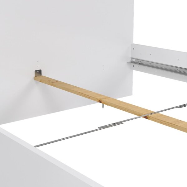 Bílá dvoulůžková postel 160x200 cm Naia – Tvilum