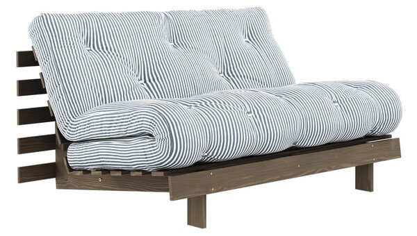 Bílá/světle modrá rozkládací pohovka 140 cm Roots – Karup Design