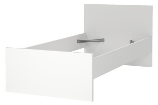 Bílá jednolůžková postel 90x190 cm Naia – Tvilum