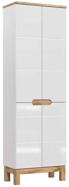 Comad Koupelnová skříňka Bali 805 4D bílá/dub votan