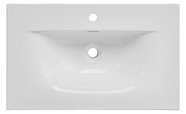 Comad Keramické zápustné umyvadlo Sky 80 cm bílé