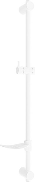 MEXEN - DF Posuvný držák sprchy s mýdlenkou, 80 cm, bílá 79382-20