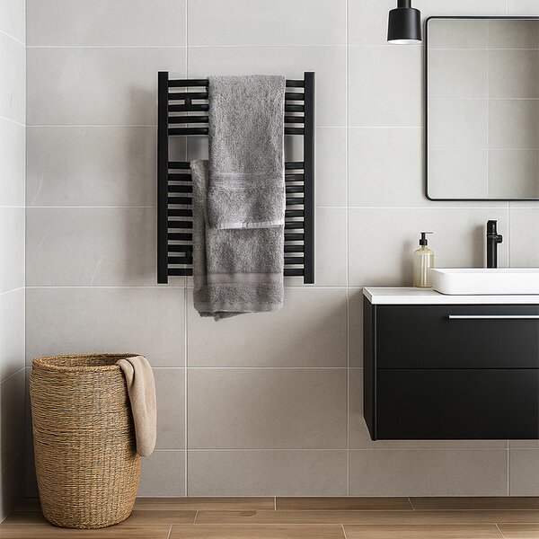BPS-koupelny Koupelnový radiátor GAMA BL 1 60x80 cm, černý