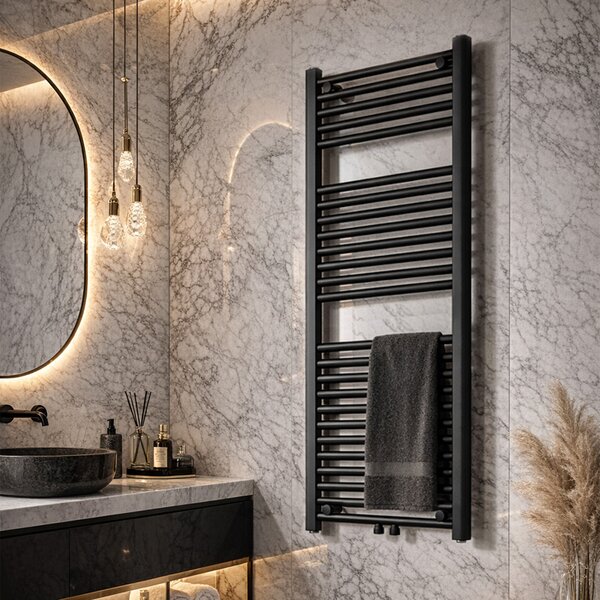 BPS-koupelny Koupelnový radiátor GAMA BL 2 50x120 cm, černý