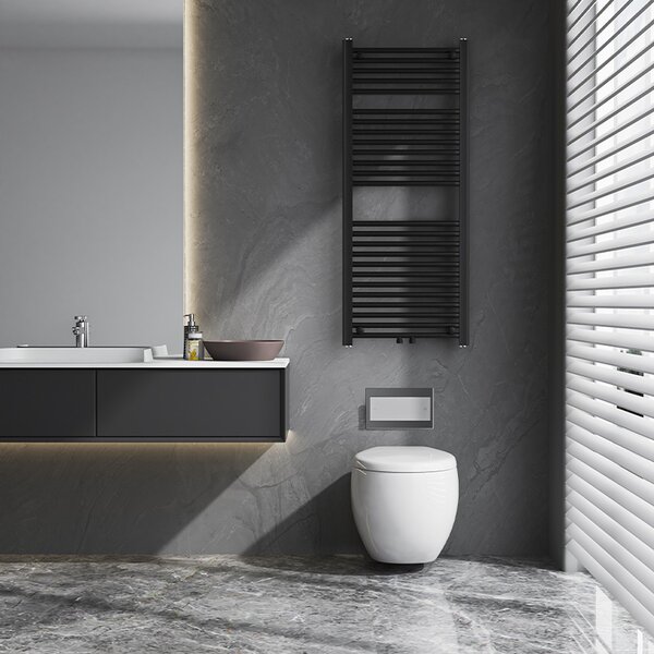 BPS-koupelny Koupelnový radiátor GAMA BL 2 50x120 cm, černý