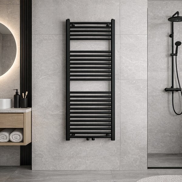 BPS-koupelny Koupelnový radiátor GAMA BL 2 50x120 cm, černý