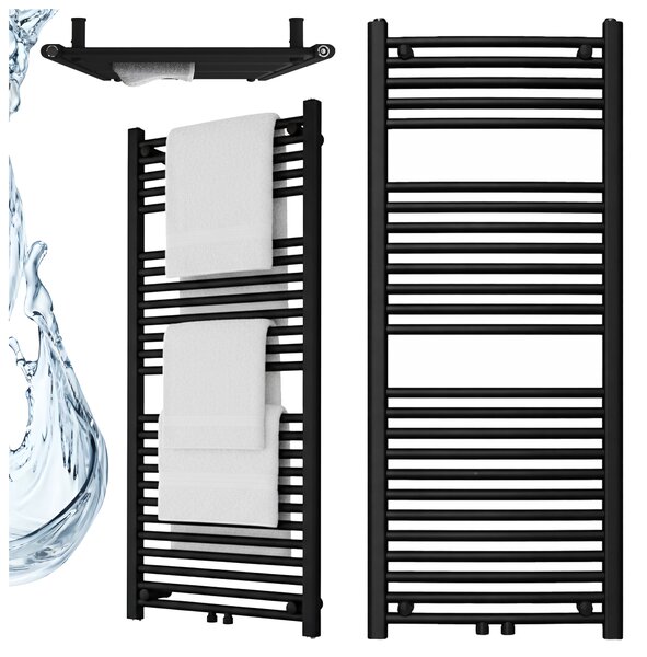 BPS-koupelny Koupelnový radiátor GAMA BL 2 50x120 cm, černý