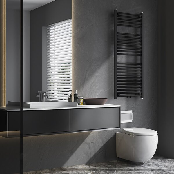 BPS-koupelny Koupelnový radiátor GAMA BL 2 50x120 cm, černý