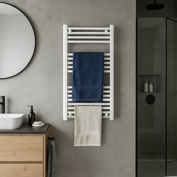 BPS-koupelny Koupelnový radiátor CORSO WH 2 50x90 cm, bílý