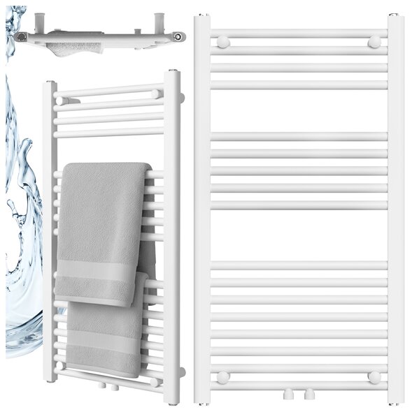 BPS-koupelny Koupelnový radiátor CORSO WH 2 50x90 cm, bílý