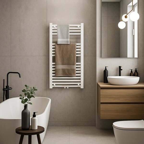 BPS-koupelny Koupelnový radiátor CORSO WH 2 50x90 cm, bílý