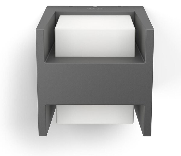 Arbour UltraEfficient venkovní nástěnné LED svítidlo 2x3,8W 800lm 2700K IP44, antracitové