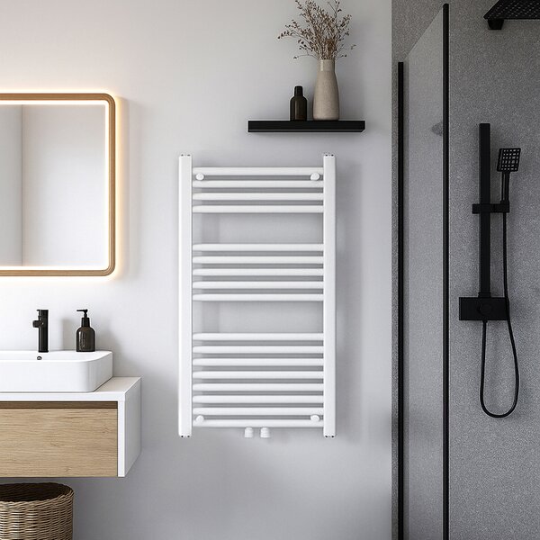 BPS-koupelny Koupelnový radiátor CORSO WH 2 50x90 cm, bílý