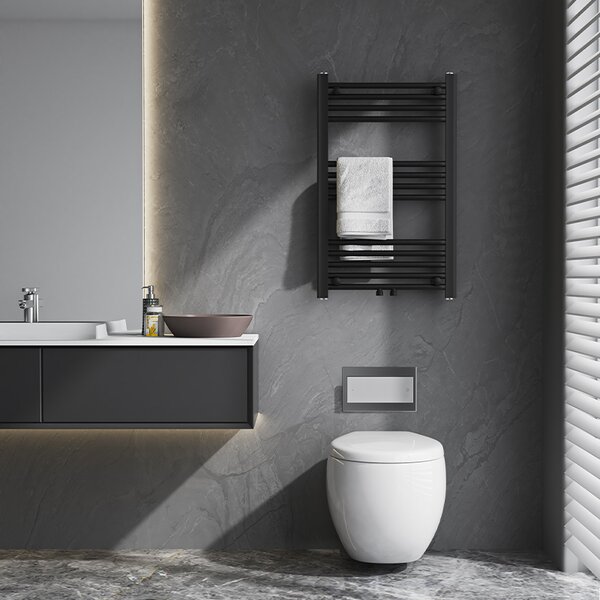 BPS-koupelny Koupelnový radiátor CORSO BL 3 50x80 cm, černý