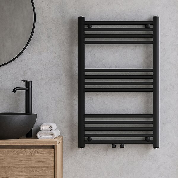 BPS-koupelny Koupelnový radiátor CORSO BL 3 50x80 cm, černý