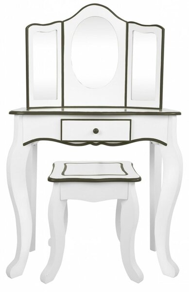 Kosmetický stolek se sedátkem Woomax Bílý 61 x 100 x 29 cm