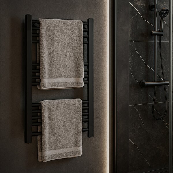 BPS-koupelny Koupelnový radiátor CORSO BL 3 50x80 cm, černý