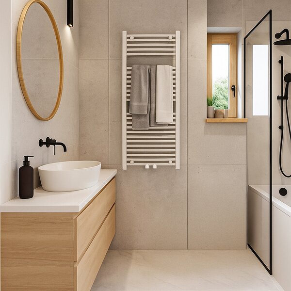BPS-koupelny Koupelnový radiátor CORSO WH 4 50x120 cm, bílý