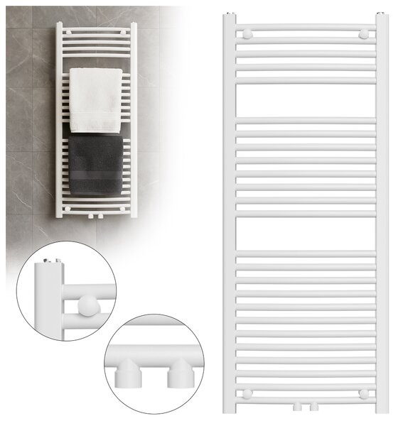 BPS-koupelny Koupelnový radiátor CORSO WH 4 50x120 cm, bílý