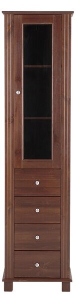 Comad Koupelnová skříňka vysoká Retro 800 1D/4S hnědá borovice