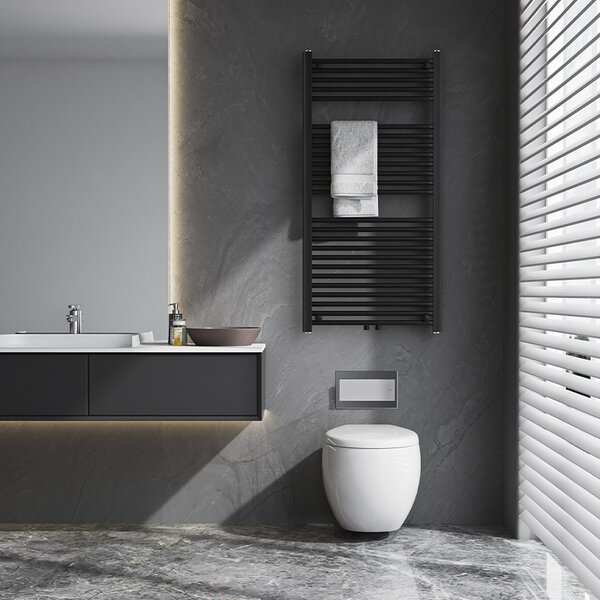 BPS-koupelny Koupelnový radiátor CORSO BL 1 60x120 cm, černý