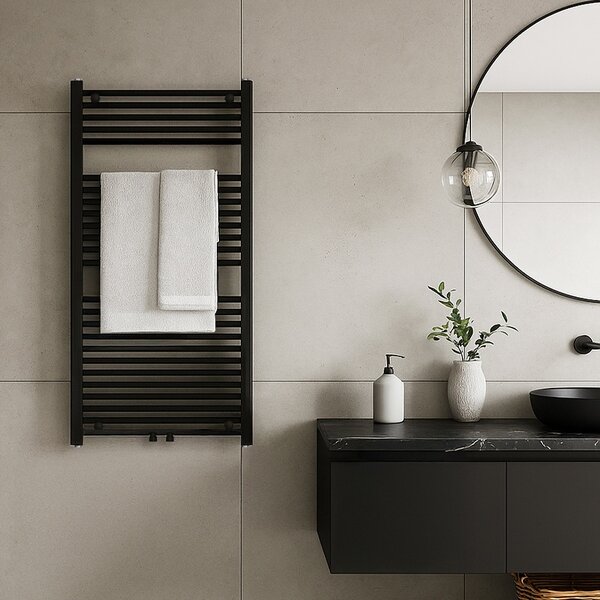 BPS-koupelny Koupelnový radiátor CORSO BL 1 60x120 cm, černý