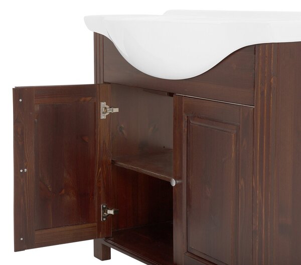 Comad Umyvadlová skříňka Retro 865 2D hnědá borovice