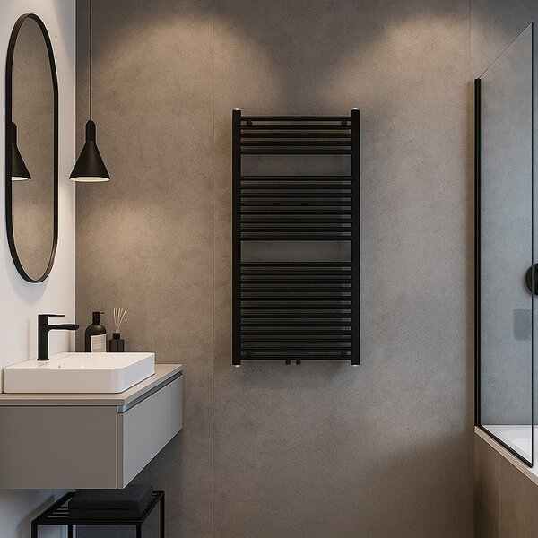 BPS-koupelny Koupelnový radiátor CORSO BL 1 60x120 cm, černý