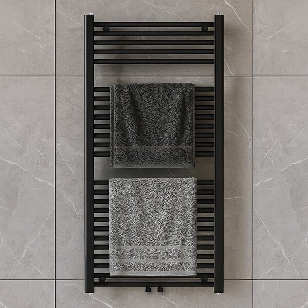 BPS-koupelny Koupelnový radiátor CORSO BL 1 60x120 cm, černý