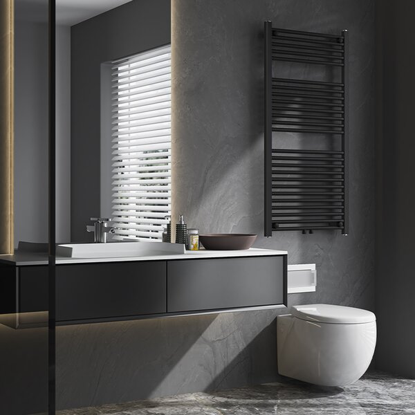 BPS-koupelny Koupelnový radiátor CORSO BL 1 60x120 cm, černý